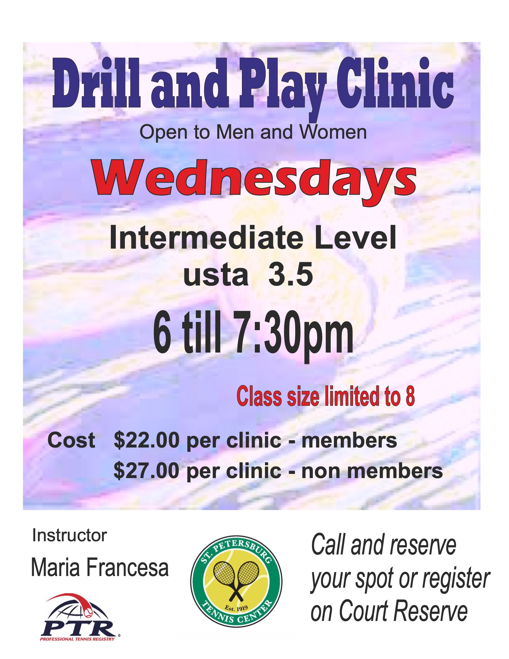 12-9 Wednesday 6PM Maria Clinic-2