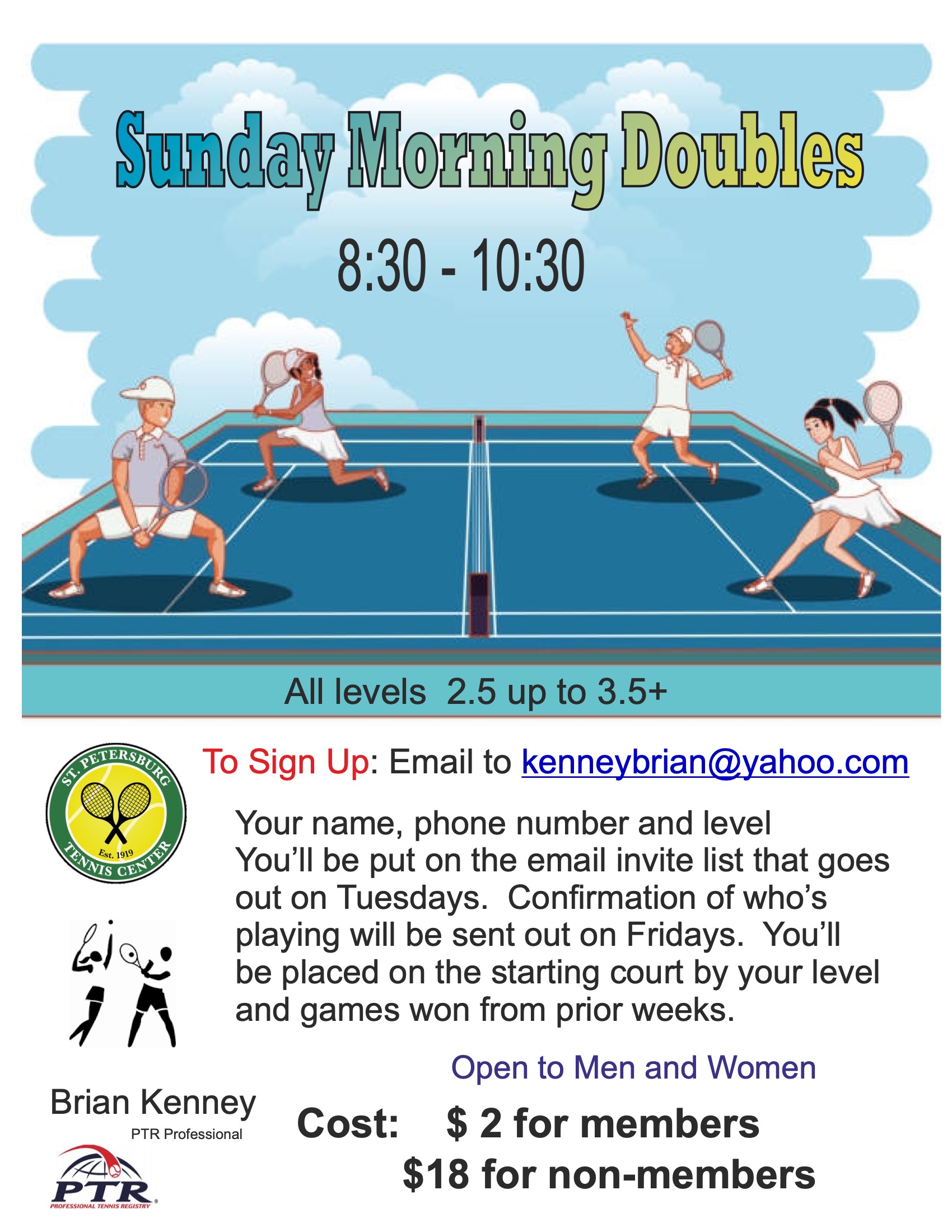 Sunday Morning Doubles sheet-1